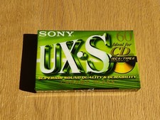 Lot De 2 Cassettes Audio Vierges SONY UX 60 Minutes – Sous Blister