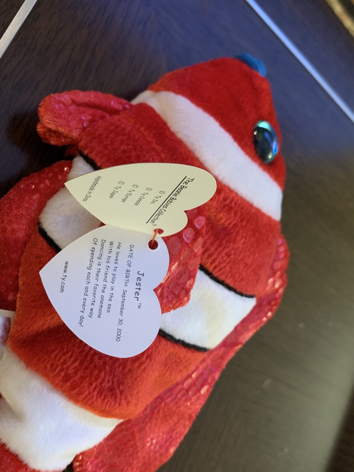 jester beanie baby value