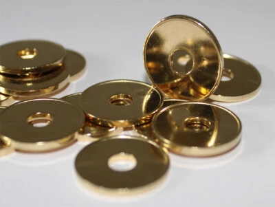 MÜNZER24 Lochmünze 21,5mm x 1,7mm, Messing Wertmarke mit Loch wie Wittenborg Token,VE=100