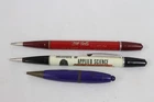 3 Vintage Mechanical Pencil Advertising Lot Coca Cola Germany Bakelite ? Chicago