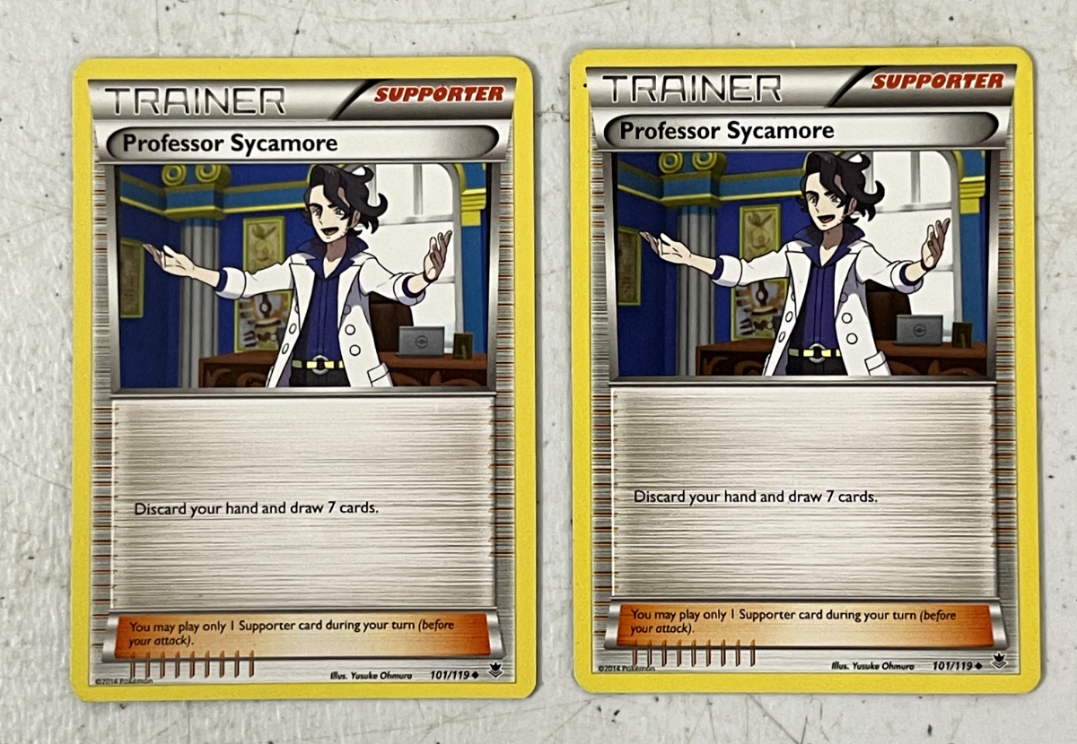 Happy 2x Pokemon TCG - Professor Sycamore - 101/119 - Uncommon - Phantom