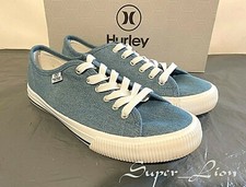 Hurley Women's Carrie Lace-Up Canvas Shoes - SIZE 6.5, 7.5 - CHAMBRAY