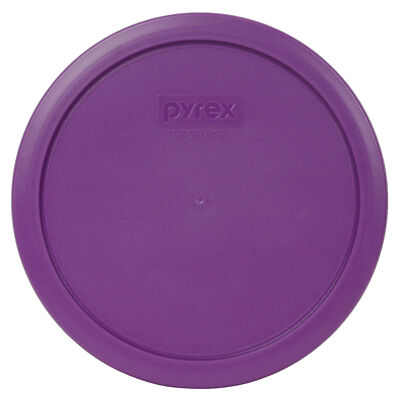 Pyrex 7402-PC Thistle Purple Plastic Round Storage Lid Cover