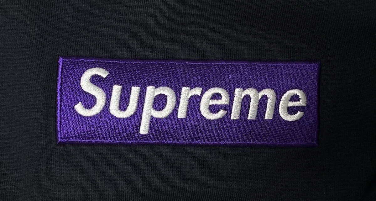 supreme box logo Crewneck Purple on black | eBay supreme box logo Crewneck Purple on black | eBay