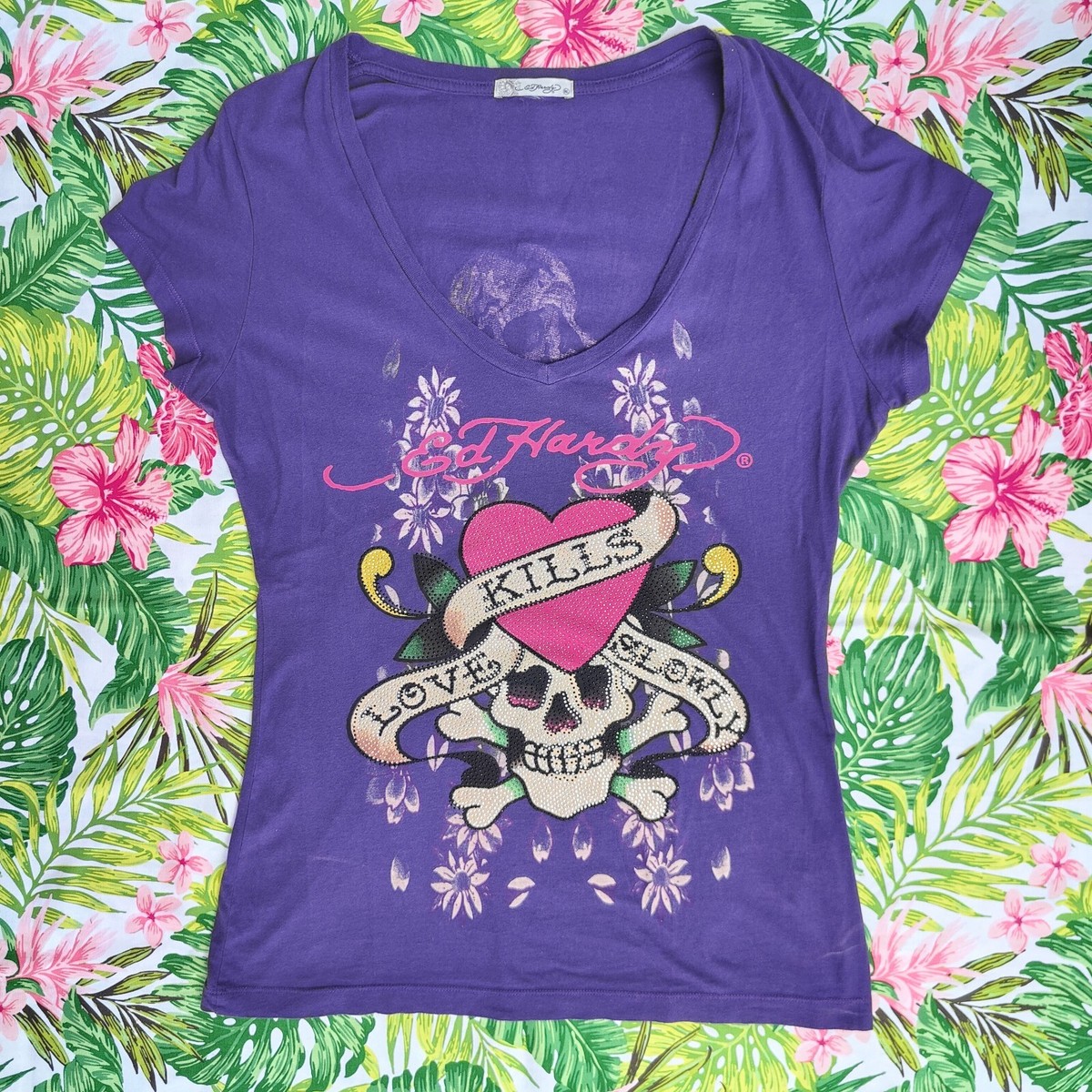 激レア Ed Hardy ラヴキルスカル 00s y2k Tシャツ 激レア Ed Hardy ラヴキルスカル 00s y2k Tシャツ - メルカリ