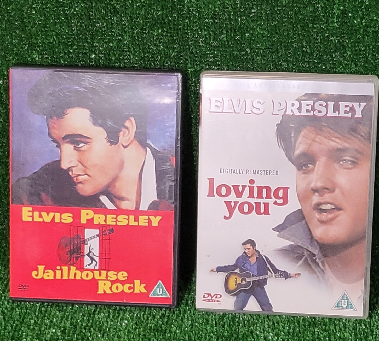 LOVING YOU (1957) And Jailhouse Rock Elvis Presley . region 2 uk DVD