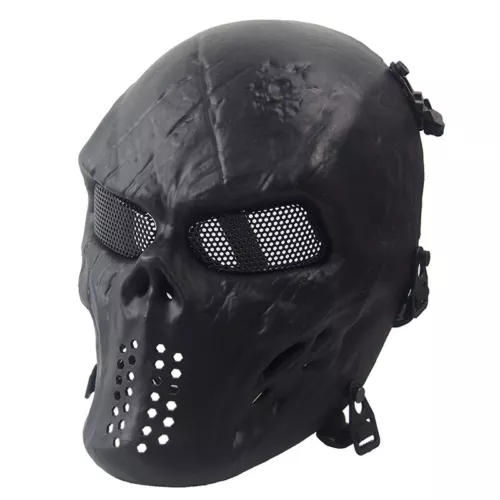 Equipo táctico Airsoft Paintball cara completa combate cráneo juego máscara proteger exterior - Imagen 11 de 30