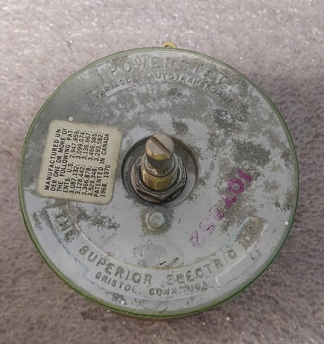 '1 PIECE' - PN# 10B - POWERSTAT - TRANSFORMER, VARIABLE - Picture 10 of 15