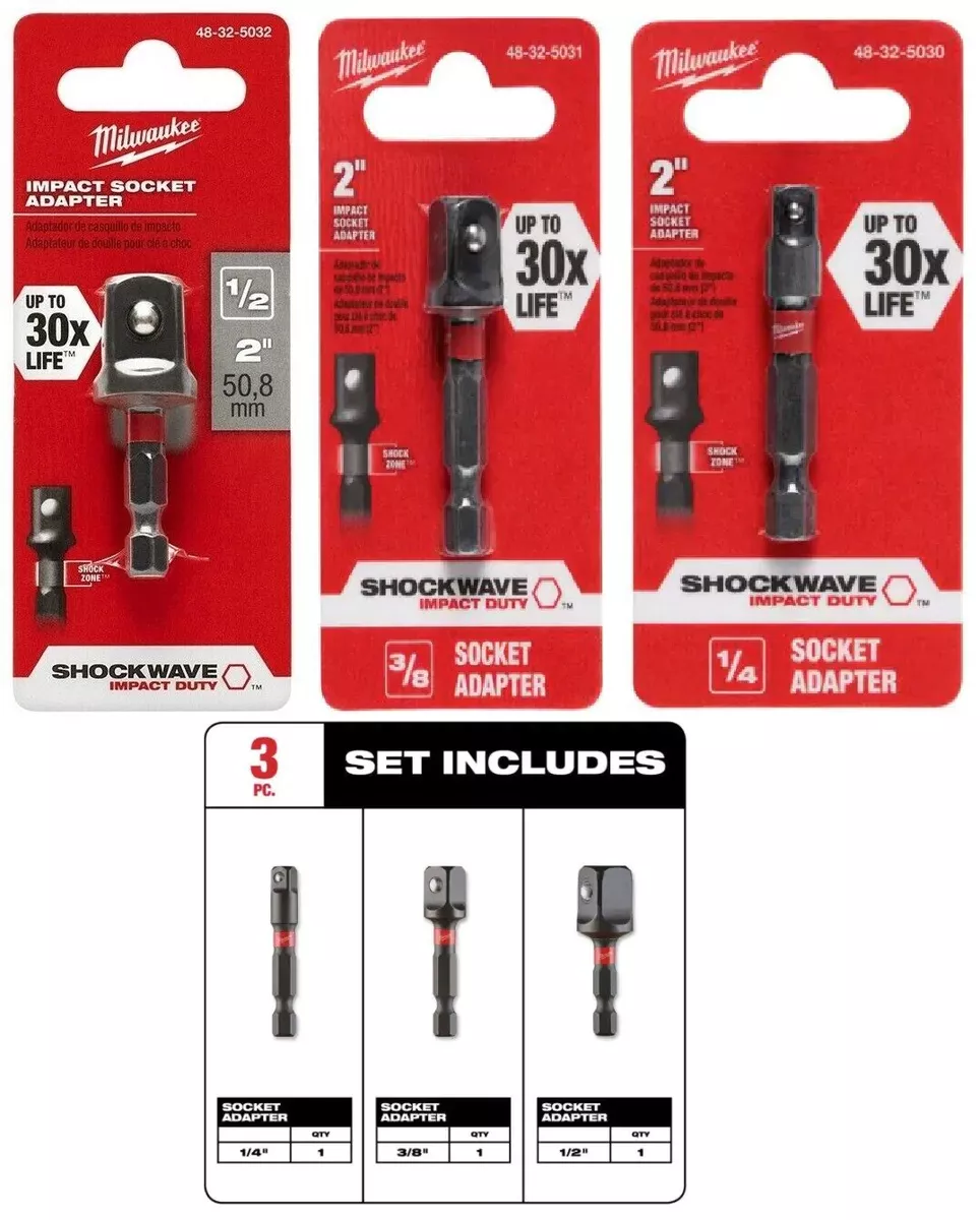 Milwaukee drill socket adapter sale