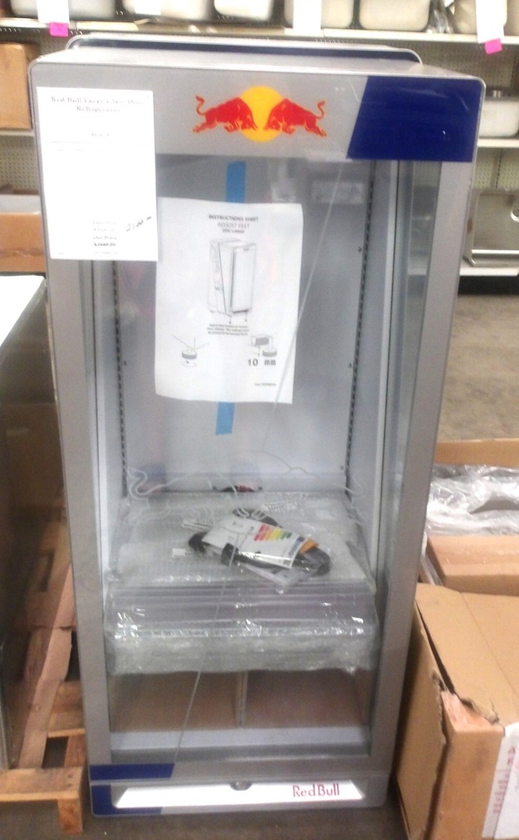Red Bull ガラス扉冷蔵庫 New Red Bull Energy Refrigerator Glass Door Aluminum Bar
