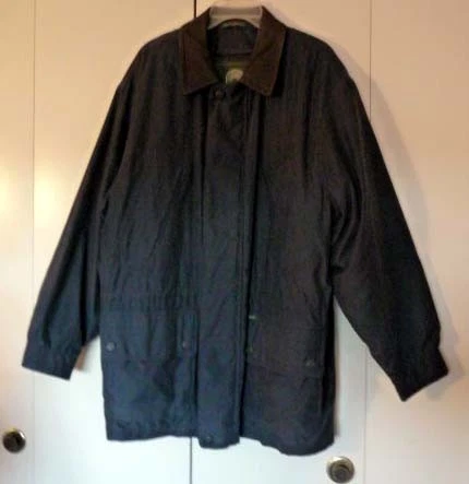 MISTY HARBOR-MEN'S WATERPROOF JACKET with HOOD sz-L Warm Lining