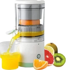 Electric Citrus Juicer, Rechargeable Juicer Machine with USB Cable