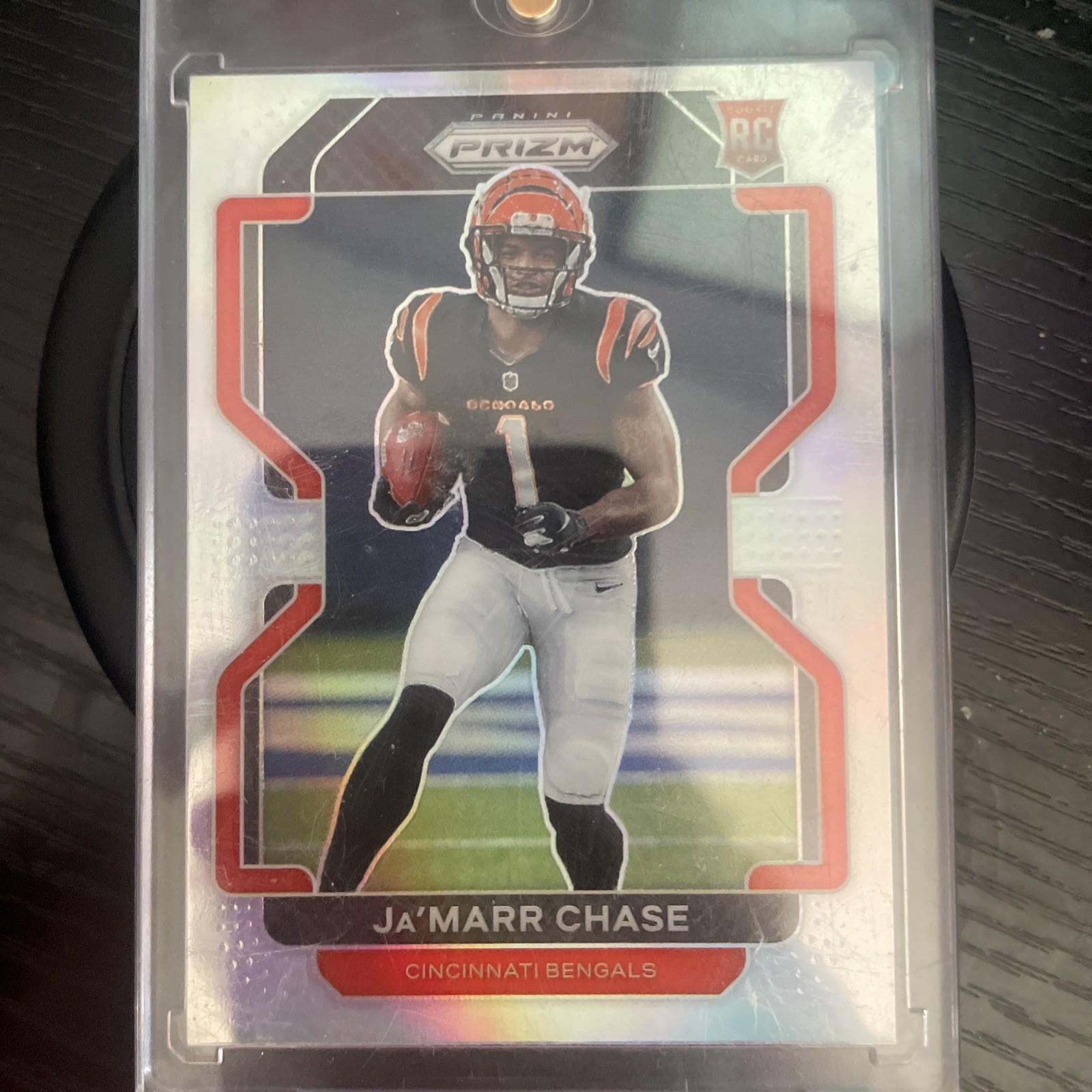 2021 Panini Prizm - Rookie Variation Ja'Marr Chase #V-337 Silver Prizm (RC)