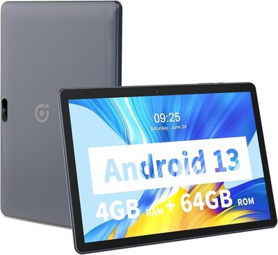 PRITOM 10 Zoll Android WiFi Tablet, 64GB ROM, 1024GB Expand, Quad Core... 
