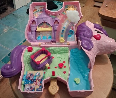 Polly Pocket Unicorn Party Girls Playset Princess Adventure Large Compact 