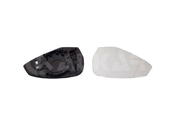 Spiegelglas Aussenspiegel Rechts Alkar 6492810 FÜR Audi Ersatzglas Spiegel-image