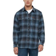 Orvis Men  s Flannel Shirt - BLUE Select Size: S-XXL FAST SHIPPING