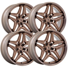 Set Of 4 Asanti Abl-46 Duke 22x9 5x120 15mm Bronze Wheels Rims 22 Inch Set Of 4 Asanti Abl-46 Duke 22x9 5x120 15mm Bronze Wheels Rims 22 Inch