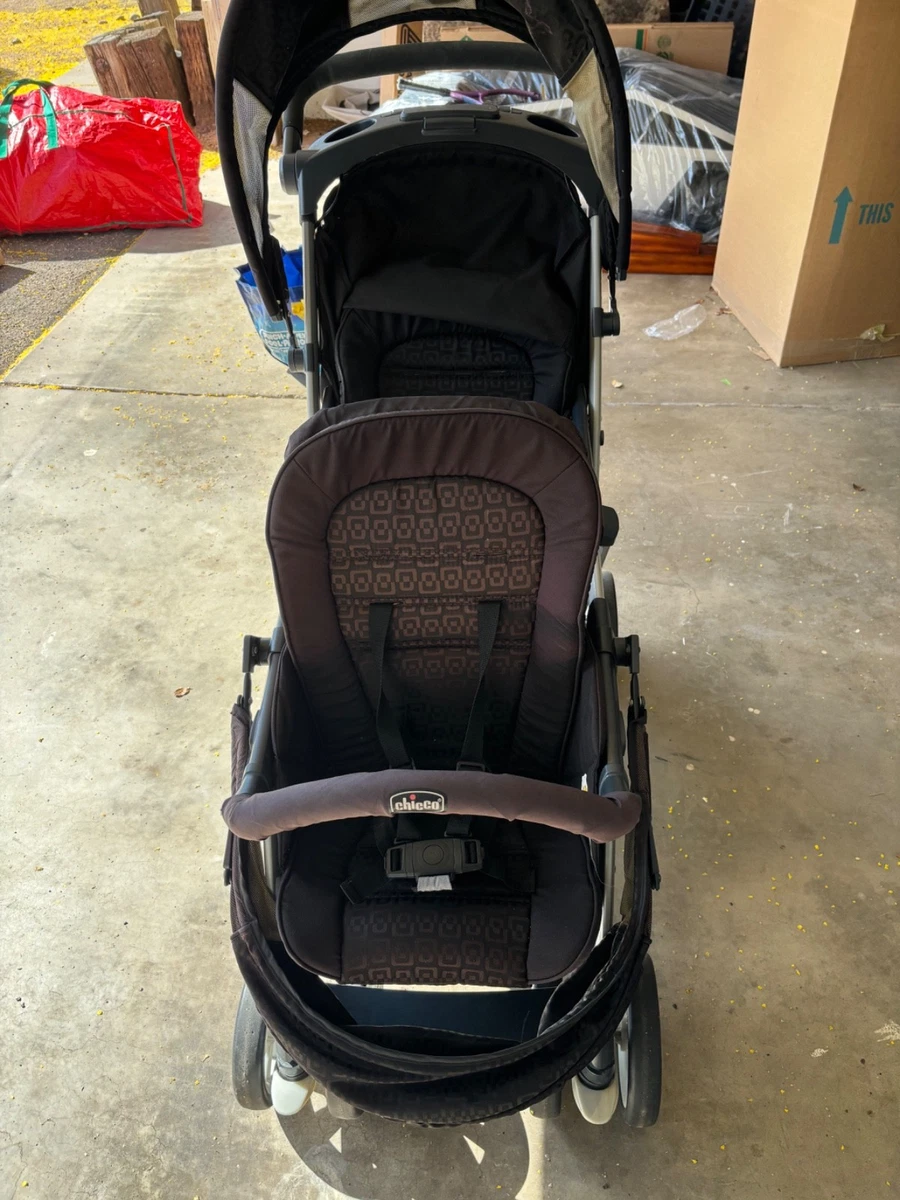 foldable travel stroller PEG Perego Volo Travel Stroller Blue Shine main image 1