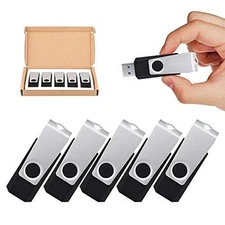 TOPESEL USB Flash Drive 5 Pack 32GB USB 3.0 Memory Stick Thumb Drives (32GB, ...