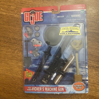 2001 Hasbro G.I. Joe Pearl Harbor Collection Vicker's Machine Gun