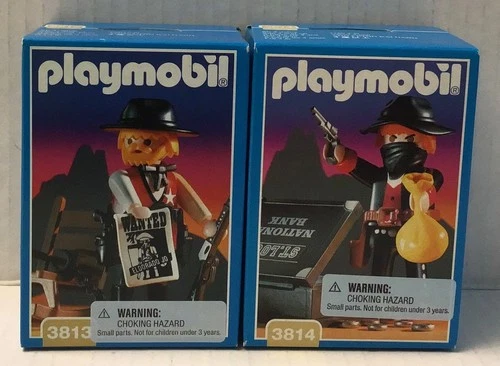 Playmobil  Western  3813, 3814 - NEW - 1995 Vintage