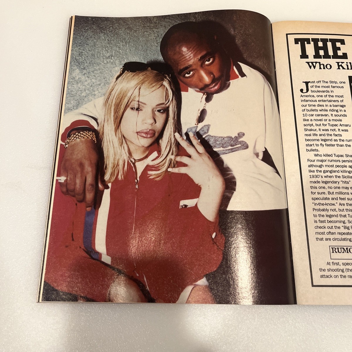 Vintage 90s A Photo Tribute Hip Hop Rapzine Tupac Shakur 2pac 1998