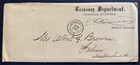 AtoZ.1870 US Treasury Dept. Washington DC FREE Signed by Assistant Sec. of State — photo 1