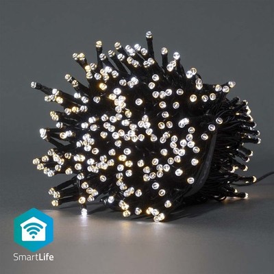 Nedis SmartLife Weihnachtsbeleuchtung - Schnur - Wi-Fi - Warm bis kühlen weiß -