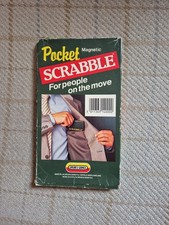 Spears Games Magnetic Pocket Scrabble Game. Unused Game But Box Bad Condition