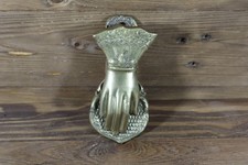 Victorian VINTAGE Brass 5" Right Hand Wall Mount Letter Or Paper Holder Clip