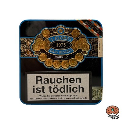 PDR 1975 A. Flores Gran Reserva Maduro Half Corona Zigarren 5er Schachtel