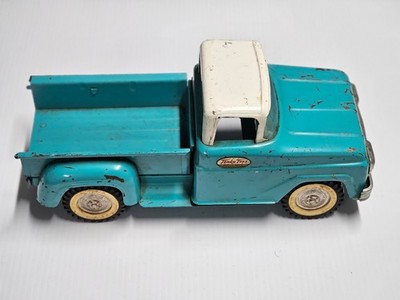1961 Tonka Pressed Steel Stepside Pickup Truck Blue