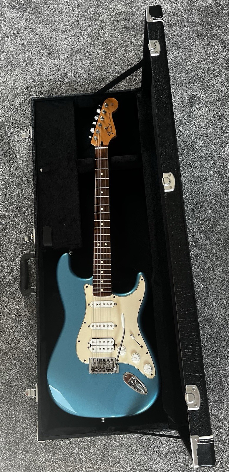 Fender Stratocaster Electric Guitar, Blue - With Hard Case