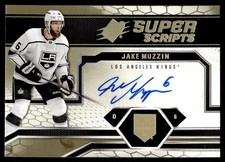 2018-19 SPX SUPER SCRIPTS AUTO Jake Muzzin Auto Los Angeles Kings #SS-JM