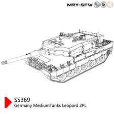 PreSale 1/35 Military Model Kit Germany Leopard 2PL  Medium Tank