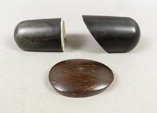 Custom Rifle Forend Tips Grip Cap Plastic And Wood Vintage Gun Part