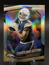 2025 Panini Prizm COURTLAND SUTTON #163 Silver Prizm - Denver Broncos