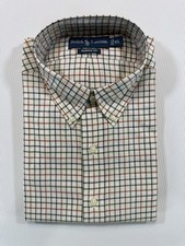 Ralph Lauren XL Classic Fit Plaid Button Down Dress Shirt Cotton NWT