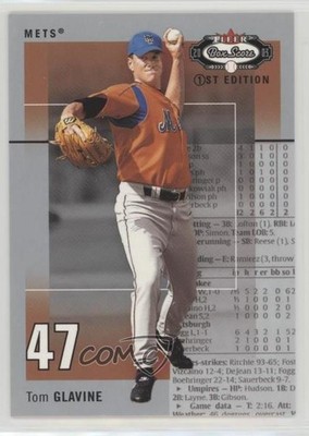 2003 Fleer Box Score 1st Edition 65/150 Tom Glavine #56 HOF 0d9