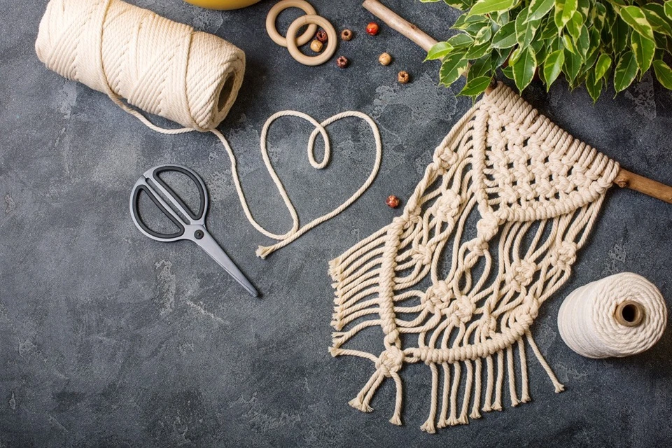 Cuerda de algodón cuerda Ø1mm-12mm cuerda natural algodón 10 - 100m - correa, macramé, bricolaje - Imagen 4 de 4