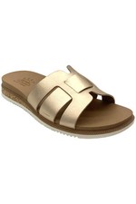 Skechers Women's Bobs Desert Kiss Vegan Slide Sandals Rose