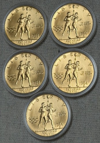 1984-W Gold $10 Commemorative Olympic Coin (.48375 Troy Oz) - West Point