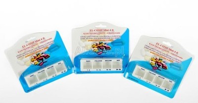 Dispenser giornaliero di farmaci per 4 somministrazioni al giorno - 1 pz.