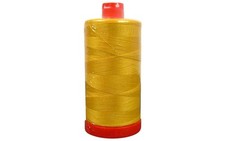 Mako Cotton Thread Solid 50wt 1422yd Canary Yellow Sewing Embroidery Craft Spool
