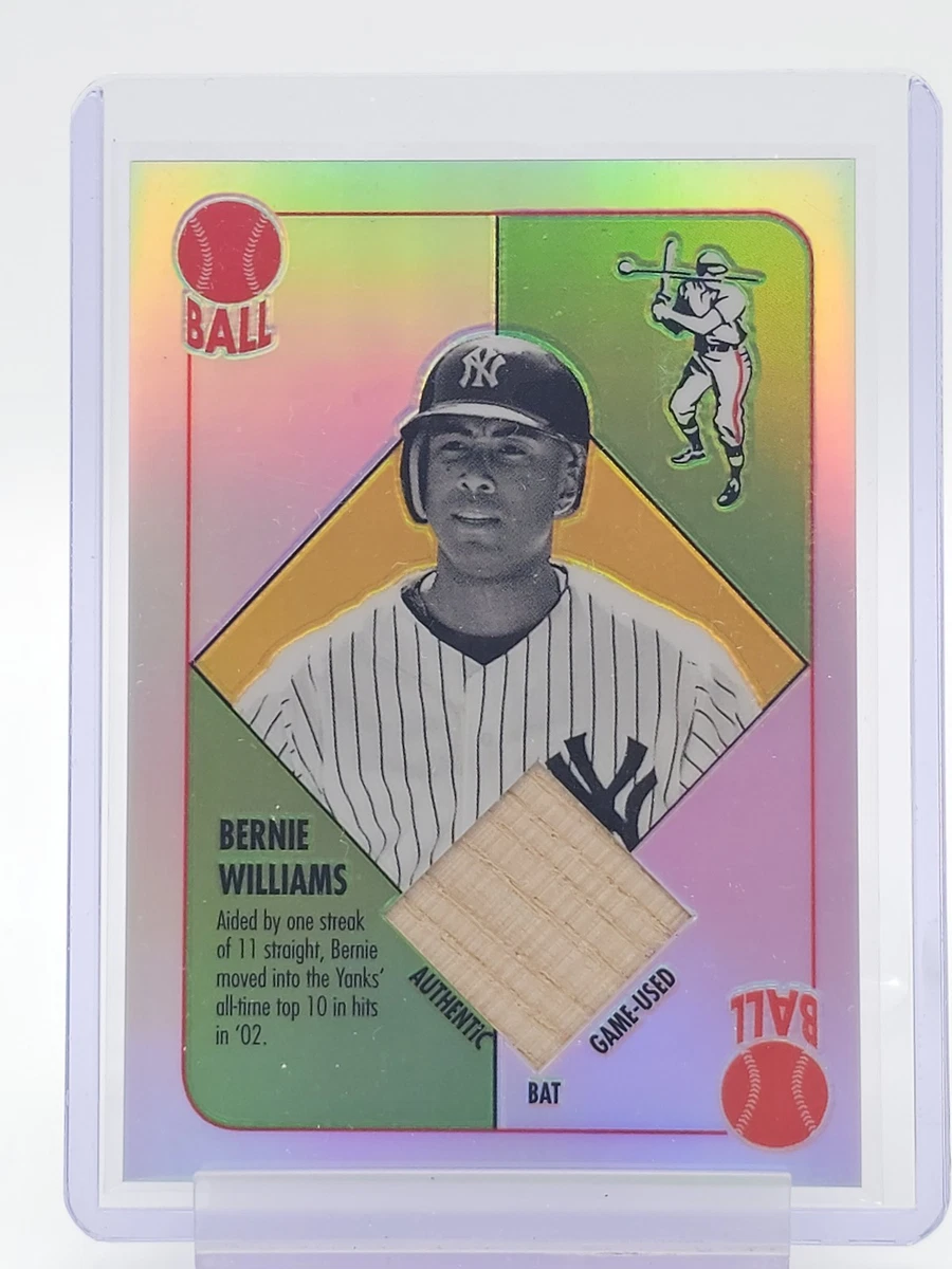 Bernie Williams Memorabilia Baseball Sports Trading Cards