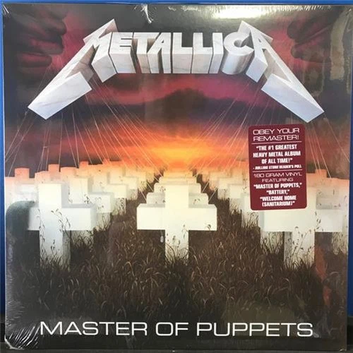 Metallica - Master Of Puppets VINYL LP BLCKND005R-1