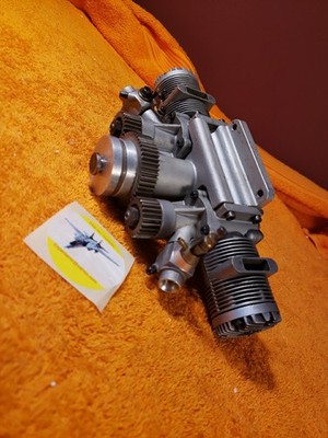 Webra Engine - Boxer Twin 120 Motor - 2 X 61's - Boxer-Getriebe