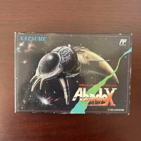 [Good condition/Complete item] Abadox Famicom software Oni Rare Natsume