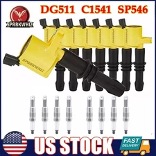 8x DG511 Ignition Coils + Iridium SP546 Plugs for Ford F150 5.4L V8 2004 - 2008